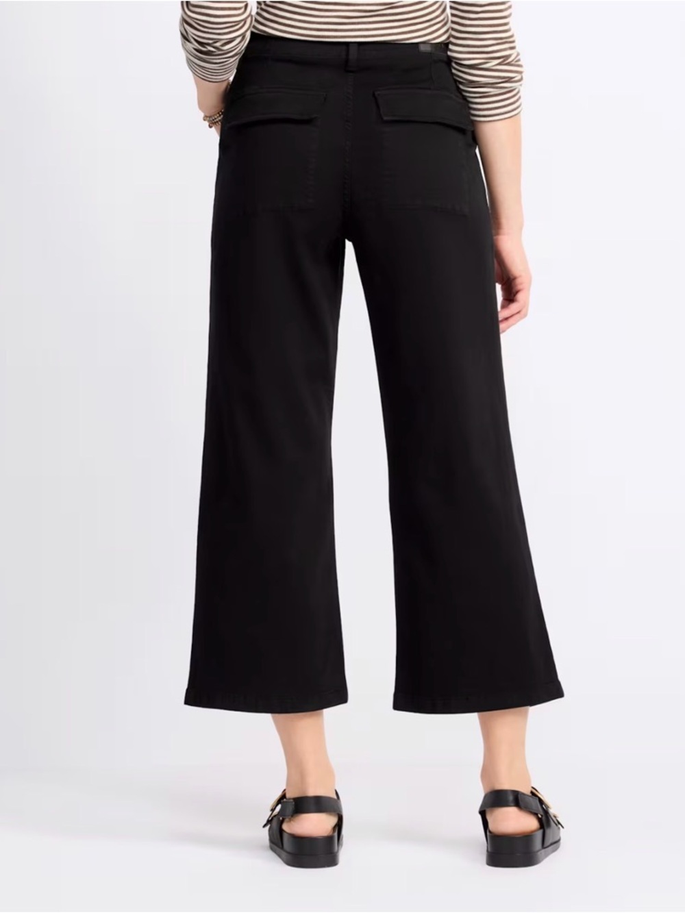 Pistola Sophia Black Utility Pants High Rise Straight Leg NWT Size 26